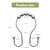 AmazerBath Shower Curtain Hooks, Shower Curtain Rings, Metal Chrome Shower Curtain Hooks Rust Proof, Smooth Glide Double Shower Hooks for Shower Curtain, Shower Rod Hooks 12Pcs
