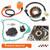 Stator & Relay & Rectifier Ignition Coil Gasket Kit for Yamaha Bear Tracker 250 2001-2004 Bruin 250 Big Bear 250 2005-2009