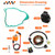 Stator & Relay & Rectifier Ignition Coil Gasket Kit for Yamaha Bear Tracker 250 2001-2004 Bruin 250 Big Bear 250 2005-2009