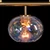 Wrlmfy 7" Glass Shade Replacement for E26 Pendant Lights, Colorful Hammered Globe Lampshade for Wall Sconce, Dia 7", Height 5", Fitter 1.65" (Stained - 2 pcs)