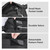 APEXUP Adjustable Weighted Vest, 4-10lb/12-18lb/20-32lb Vest with 6 Ironsand Weights and Large Pocket, Weight Vest for Men Women Strength Training, Running, Walking (12-18lb, Black)