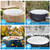 Inflatable Hot Tub Cover, Energy Saving Lid for Outdoor Hot Tub, Cover Protector for Most Inflatable Hot Tubs (Round-4.7ft-Handle)