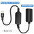 Devinal USB A Male to 12V/18W Cigarette Lighter Socket Adapter Power Cable for Radar Detector, Dash Cam, GPS, Car Led Light Strips, 1 FT