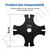 613223 Star Edger Blade (8 x 1 Center Hole) Universal for Ryobi 613223