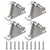 OYMLANX Bimini Top Deck Hinges, 316 Stainless Steel with Quick-Release Pins, 4 Pack