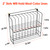 Large Hair Color Organizer, 2 Tiers Color Storage for Salon Wall Mount