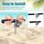 26" Sandbar Anchor for Boat 304 Stainless Steel Screw Sand Anchor for Boat