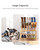 viewcare Boot Rack with Shoe Rack, Boot Rack Organizer Tall Boots for Closet, Bamboo Wood Shoe Shelf Storage Organizer for Entryway Small Space