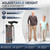 supregear Folding Cane, 5-Level Adjustable Height Walking Stick Lightweight Collapsible Portable Travel Cane with Wrist Strap and T Handle for Elderly Disabled Men Women, Black Polka Dots