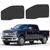 ULROLIT Front Side Window Sun Shade for 2017-2022 Fo-rd F250 F350 Super Duty Accessories 2Dr 4Dr Pickup, Foldable Window Sunshade Sun Visor Protector, Side Window Shades Sun Shield Blocks UV Rays Heat