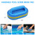 TidyMister Pool Cleaning Kit Pool Net and Brush Set - 18'' Repairable Pool Net & 18'' Round Pool Brush & 11'' Ultra Fine Mesh Pool Skimmer & Chlorine Floater & Handy Scrubber