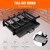 IGOHEALS 17 Inch Fireplace Grate with Ember & Ash Trays Pan