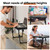 Lap Desk for Bed Adjustable Height with USB Port 23.6" x15.7" Desktop