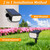 8-Pack Solar Spot Lights Outdoor Waterproof,Landscape Spotlight Warm White