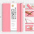 AHGXG Lined Spiral Notebook 8.5" x 11", A4 Large Notebook Journal for Women Men, 110 Numbered Pages College Ruled Notebook, 100 GSM Paper, Waterproof Plastic Cover, for School Work Note Taking, Pink