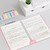 AHGXG Lined Spiral Notebook 8.5" x 11", A4 Large Notebook Journal for Women Men, 110 Numbered Pages College Ruled Notebook, 100 GSM Paper, Waterproof Plastic Cover, for School Work Note Taking, Pink