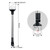CLGMarine 16 Inches Stern Light,Bimini Top Light,Navigation Lights,White Anchor Lights,Folding Base,USCG Certified 2NM,for Pontoon Boats