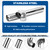 Blulu Stainless Steel Direct Vent Pipe Kit for Tankless Water Heater of 3" Od Elbow and 3" Od x 19.7 Length Horizontal Termination Pipe with Chimney Rain Cap and Clip for Water Heater and Ductwork