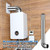 Blulu Stainless Steel Direct Vent Pipe Kit for Tankless Water Heater of 3" Od Elbow and 3" Od x 19.7 Length Horizontal Termination Pipe with Chimney Rain Cap and Clip for Water Heater and Ductwork