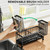 Cisily Sponge Holder for Kitchen Sink, Sink Organizer with Brush Holder