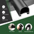 RVGUARD 40FT RV Slide Out Seal, D-Shaped RV Seal Replacement for RVs