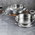 Steamer Pot for Cooking [Large Capacity] 11.8 inch Steamer Pot, 2-tier Multipurpose 18/8 Stainless Steel Steam Pot Cookware with Lid for Vegetable, Dumpling, Stock, Sauce, Food