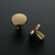 Ravinte Champagne Bronze Cabinet Knobs Solid Pulls Single Hole 30 Pack