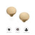 Ravinte Champagne Bronze Cabinet Knobs Solid Pulls Single Hole 30 Pack