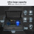 [ 30% Larger capacity ]Gun Safe for Pistols, Biometric Handgun Safe box, Mounted Handgun Safe Quick Access Security Safe with Fingerprint Keypad Lock for Home nightstand