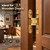 LOPYXBR 2 PCS 6 Inch Hidden Door Hinge Heavy Duty Invisible Hinges Gold Concealed Door Hinge 180 Degree 3-Way Adjustable Butt Hinge, 88 Lb Load Capacity(6 x 2.5 x 1)