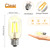 NUODIFAN 4 Pack T45 Dimmable LED Edison Bulbs, Vintage LED Filament Bulbs 4W Equivalent 40W, 110-130V E26 Base 2700K Warm White Light, CRI 90+ Clear Glass Small Bulbs, Great for Home Office Bar.