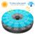 AISITIN 3.5W Solar Bird Bath Fountain Pump with 6 Nozzles & 4 Fixer