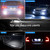 JRQLOV 4Pcs 23mm COB DC 12V Eagle Eye LED Car Fog DRL Daytime Running Light Car ATV Camper Trunk Motorcycle Marker Lights Lamp Tail Reverse Fog Light Signal Lamp (White)