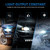JRQLOV 4Pcs 23mm COB DC 12V Eagle Eye LED Car Fog DRL Daytime Running Light Car ATV Camper Trunk Motorcycle Marker Lights Lamp Tail Reverse Fog Light Signal Lamp (White)