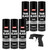 LAUCO Trim Black Gloss 13 oz. Automotive Spray Paint Can with Gun - Pack of 6 - Black Car Spray Paint with Gloss Finish - Designed for Plastic, Aluminum, Steel and Stainless Steel 57073