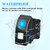 3 Way Maintained Rocker Switch 7Pin ON-Off-ON Rocker Switch Button 12V 20A DPDT Dual Blue LED Toggle Switch with Jumper Wire with Stickers for Automotive Car Marine Boat UTV ATV RV