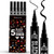 Zenacolor - 5 Black Fabric Markers Permanent for Clothes - Dual Tip