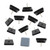 bociloy 20pcs 1-1/4" Nail on Furniture Glides Sliders for Wooden Furniture, Furniture Sliders Pads Square Teflon Furniture Glides Floor Protectors PTFE Moving Furniture Glides