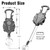 Autonomier 2Pack Heavy Duty Retractable Keychain, Unbreakable Construction