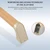 5 FT Modern Aluminum Handrail Set - ADA Compliant Indoor & Outdoor Stair Railing. 1.4" Diameter Grab Bar. Wall-Mounted with 90°Wall Return End. Ideal for Safe Grip，Rust Free(Cherry Wood Grain, 5FT)