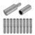 20 PCS Weldable Barrel Hinges 2-3/8" x 1/2" Heavy Duty Steel Weld On Bullet Door Hinge Detachable Hinges for Trailer Ramp Gate Swing Door (10 PCS)
