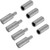 20 PCS Weldable Barrel Hinges 2-3/8" x 1/2" Heavy Duty Steel Weld On Bullet Door Hinge Detachable Hinges for Trailer Ramp Gate Swing Door (10 PCS)