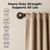 WORLD RODS Bronze Curtain Rods 18 to 120 Inch, Industrial Curtain Rods,Adjustable Length,1 in Diameter Pipe,Wall or Ceiling Mounted,for Bedroom and Living Room(Antique Red Bronze 18” to 120”)