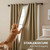 WORLD RODS Bronze Curtain Rods 18 to 120 Inch, Industrial Curtain Rods,Adjustable Length,1 in Diameter Pipe,Wall or Ceiling Mounted,for Bedroom and Living Room(Antique Red Bronze 18” to 120”)