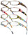 Gaoye 4-Pack Readers for Women, Blue Light Blocking Reading Glasses, Stylish Reading Glasses for Women in 4 Patterns