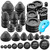 mankk Rubber Grommet Kit Firewall Grommet Wire Grommet Tower Shaped and Round Double Sided Rubber Hole Plug with Retractable Box Knife for Wire Protection