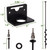 VASGOR 24” Mobile Home Anchors - Set of 8 Ground Anchor Screw in with Brackets and Adapter for Drill - Earth Anchors - Storage Shed and Swing Anchor Kits