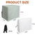 2 Pack Insulation Window Air Conditioner Cover Set, Window AC Unit Covers