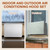 2 Pack Insulation Window Air Conditioner Cover Set, Window AC Unit Covers