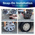 OPKOURE Hubcap Wheel Covers for 2015-2026 Ford Transit 150 250 350 350HD